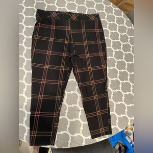 Torrid Size 3 95% Cotton Plaid Leggings